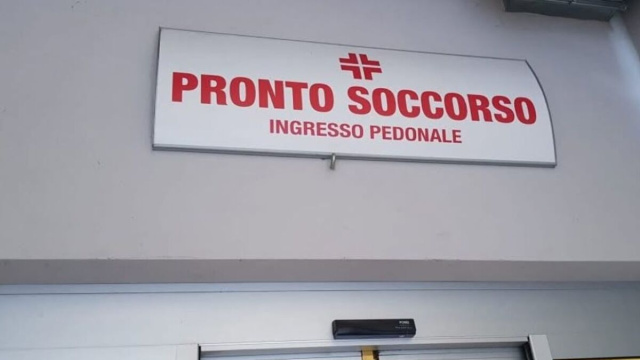 Pronto soccorso di Fermo - foto da Facebook.