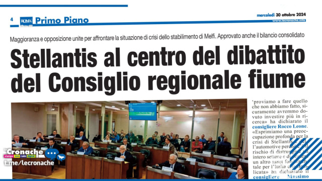 STELLANTIS AL CENTRO DEL LUNGO DIBATTITO IN CONSIGLIO REGIONALE &copy; Creative Commons
