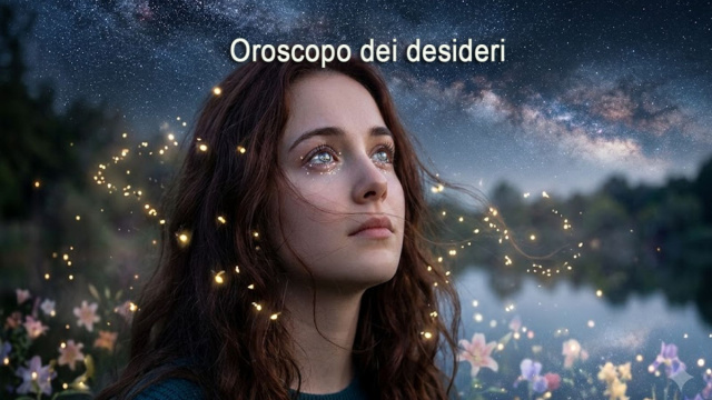 Locandina per l'oroscopo dei desideri - &copy; Roberta Carsoli.