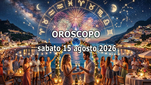 Locandina per l'oroscopo di sabato 15 agosto 2026 - &copy; Gemini AI.