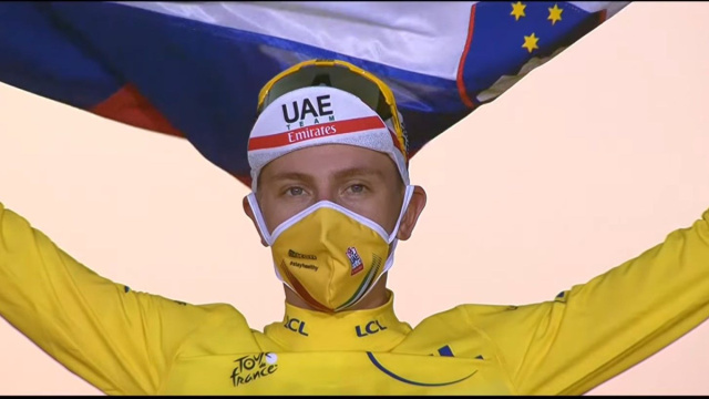 Tadej Pogacar al Tour de France 2020 - &copy; Youtube Le Tour de France