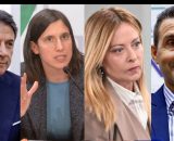 Giuseppe Conte, Elly Schlein, Giorgia Meloni e Roberto Vannacci (&copy; Facebook)