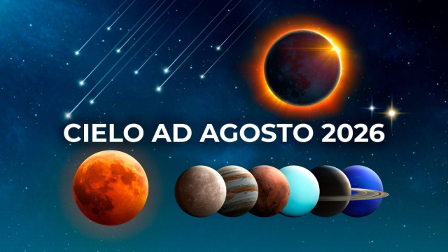 Eventi astronomici di agosto 2026: due eclissi, Perseidi e parata ... &copy; Creative Commons