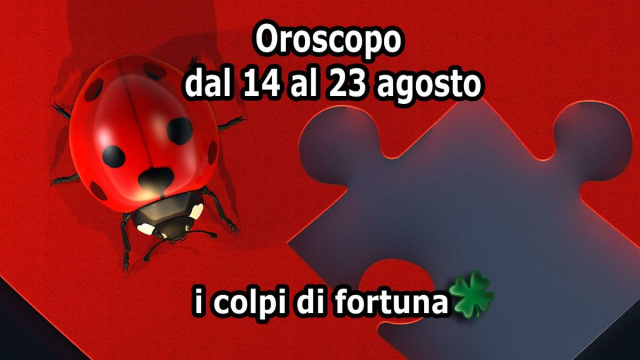 Locandina per l'oroscopo dei colpi di fortuna - &copy; Pixabay IA.