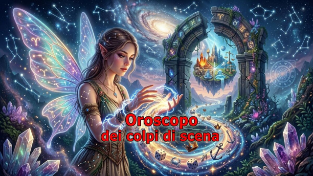 Locandina per l'oroscopo dei colpi di scena - &copy; Gemini AI.