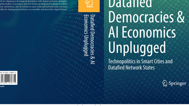 Prof Calzada Launching the Springer Nature Book: Datafied ... &copy; Creative Commons