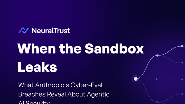 When the Sandbox Leaks: What Anthropic's Cyber-Eval Breaches ... &copy; Creative Commons