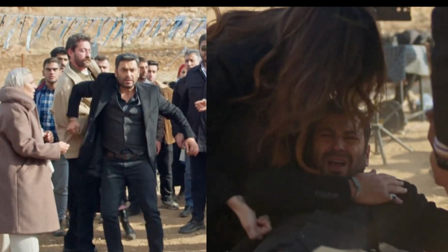 Cihan fa da scudo a Boran per salvargli la vita &copy; Kanal D.