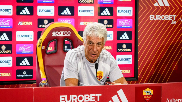 Gian Piero Gasperini, allenatore della Roma. Foto &copy; Roma