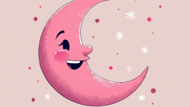 Luna Rosa che sorride &copy; Grok AI X