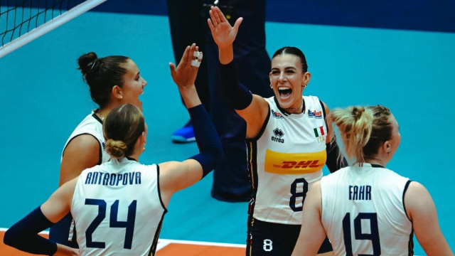 Nazionale italiana di pallavolo &copy; Pagina Facebook ufficiale della Federazione Italiana Pallavolo