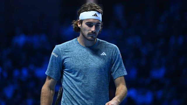 tsitsipas-turin-2023-tuesday-reaction  Nitto ATP Finals  Tennis &copy; Creative Commons