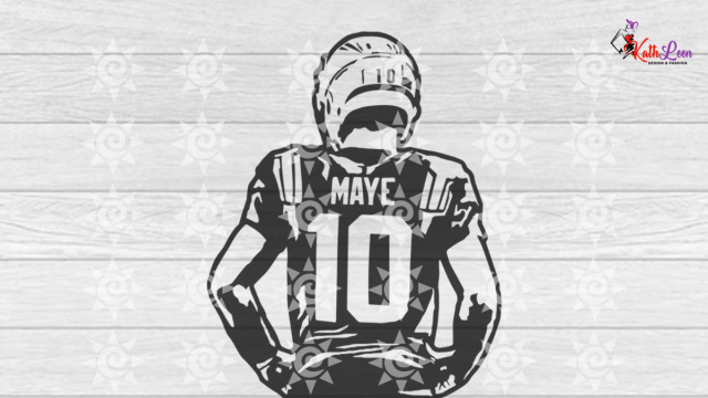 Drake Maye Svg, Drake Maye Png, Drake Maye Dxf, Drake Maye Cricut ... &copy; Creative Commons