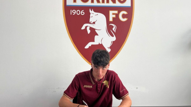In foto Alessio Cacciamani - foto dal sito ufficiale del Torino.