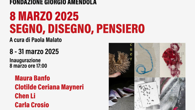 Mostra d'arte 8 Marzo 2025 - Segno, disegno, pensiero &raquo; Fondazione ... &copy; Creative Commons