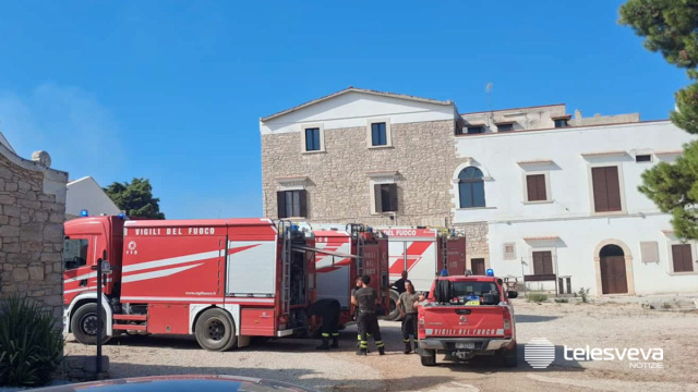 Andria, incendio in contrada San Vittore: le fiamme lambiscono i ... &copy; Creative Commons