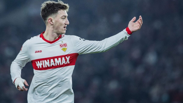 Angelo Stiller, centrocampista dello Stoccarda. Foto &copy; Bundesliga