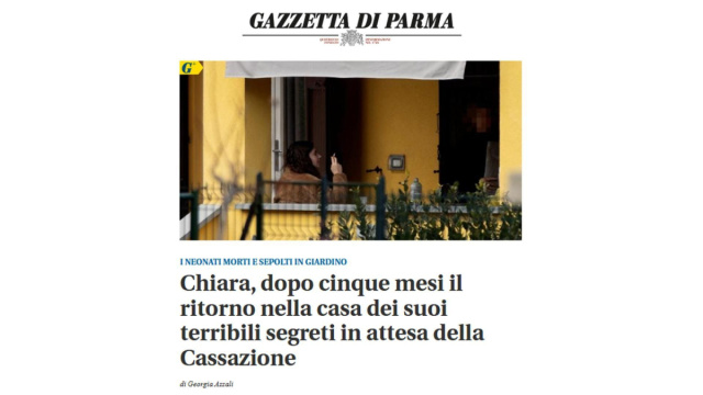 Chiara Petrolini torna a Traversetolo nella casa degli orrori - La ... &copy; Creative Commons