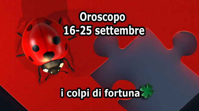 Locandina per l'oroscopo dei colpi di fortuna - &copy; Pixabay IA.