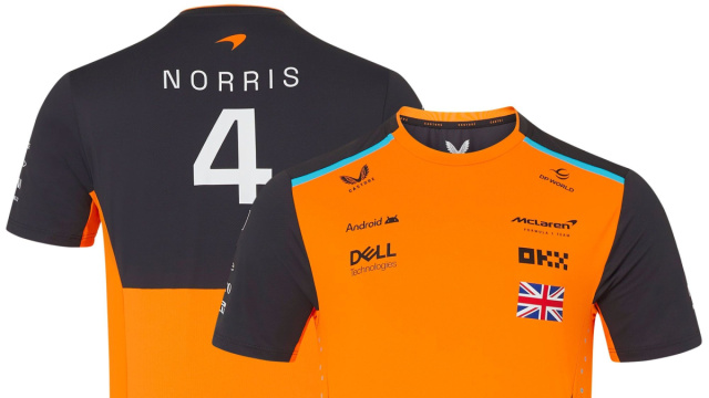 Maglietta McLaren 2024 Team Lando Norris Driver Set Up - Autunno &copy; Creative Commons