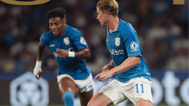 Kevin De Bruyne, centrocampista del Napoli. Foto &copy; Napoli