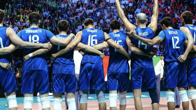 Nazionale italiana di pallavolo &copy; Pagina Facebook ufficiale della Federazione Italiana Pallavolo