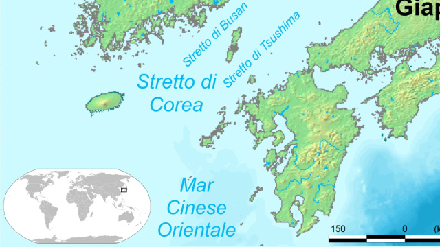Stretto di Corea - Wikipedia &copy; Creative Commons