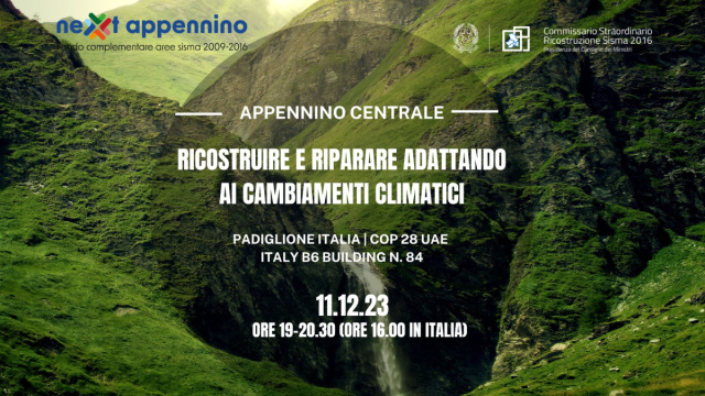 Cop28: ricostruzione post sisma dell'Appennino centrale modello di ... &copy; Creative Commons