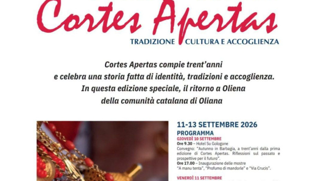 Cortes Apertas 2026 Oliena  Portale Eventi &copy; Creative Commons
