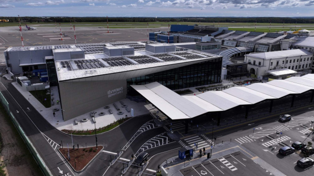 Il nuovo terminal partenze dell'aeroporto di Vilnius - completato ... &copy; Creative Commons