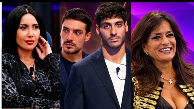 Jessica Morlacchi, Lorenzo Spolverato, Javier Martinez e Aida Nizar &copy; Instagram