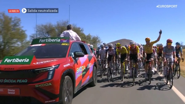 La partenza della Vuelta Espana - &copy; Screenshot Eurosport