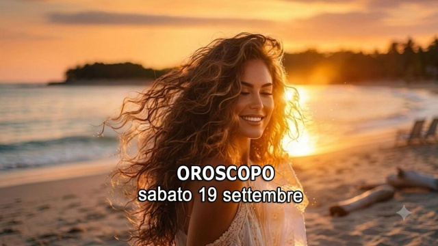 Locandina per l'oroscopo di sabato 19 settembre 2026 - &copy; Gemini IA.
