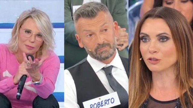 Maria De Filippi, Agnese e Roberto - screenshot &copy; Uomini e Donne.