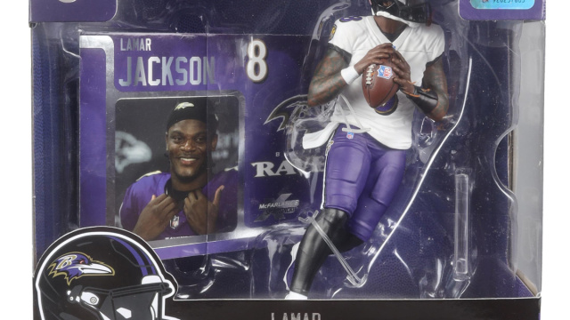 McFarlane Lamar Jackson (Baltimore Ravens) NFL 17,8 cm Figura ... &copy; Creative Commons