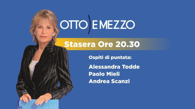 Otto e Mezzo, ospiti stasera 27 maggio: Todde, Scanzi e Mieli  LA7 &copy; Creative Commons