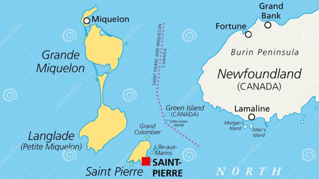 Sant'Pierre E Miquelon Collettivit&agrave; D'oltremare Della Carta ... &copy; Creative Commons