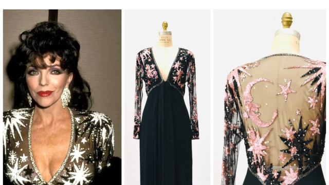 Abito vintage anni '80 BOB MACKIE con paillettes, taglia piccola e ... &copy; Creative Commons