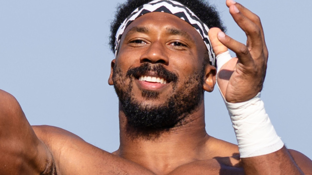 File:2025 Browns Camp - Myles Garrett.jpg - Wikipedia &copy; Creative Commons