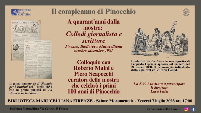 IL COMPLEANNO DI PINOCCHIO alla Marucelliana &ndash; Biblioteca Marucelliana &copy; Creative Commons