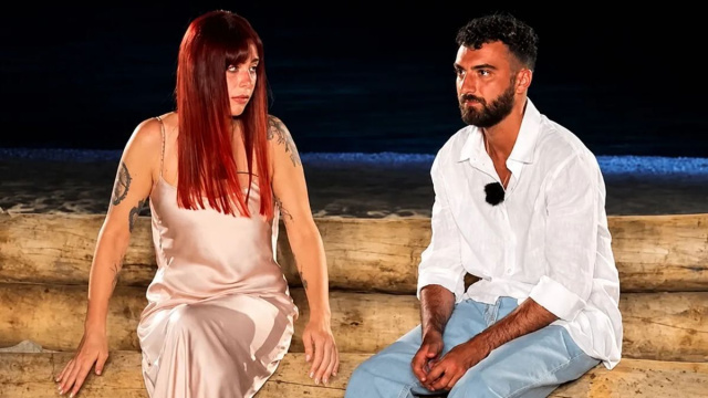 Iris e Andrea a Temptation Island &copy; Canale 5.