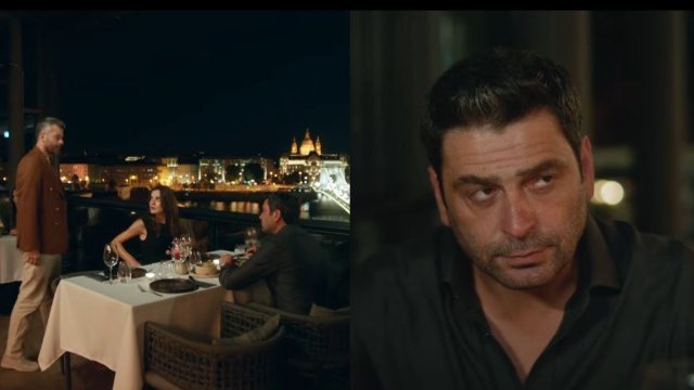 La cena tra Alya e Cihan a Budapest &copy; Kanal D.