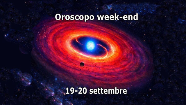 Locandina per l'oroscopo del week-end 19-20 settembre - &copy; Pixabay IA.