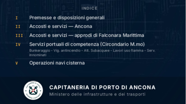 Regolamento degli accosti, dei servizi tecnico-nautici e di ... &copy; Creative Commons