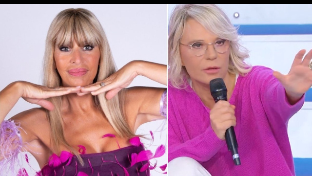 Alessandra Mussolini e Maris De Filippi &copy; Canale 5.