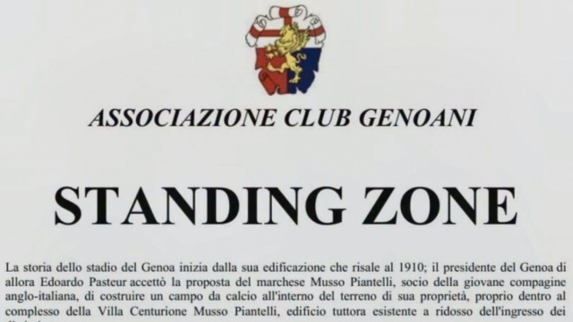 Genoa, protesta dei tifosi contro il taglio dei posti al Ferraris &copy; Creative Commons