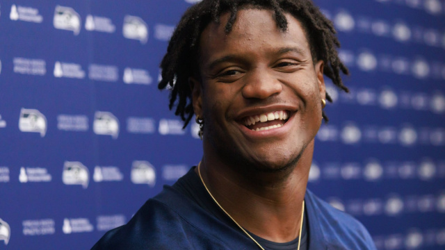 New Seahawks RB Ken Walker III 'a rocket' in first rookie minicamp ... &copy; Creative Commons