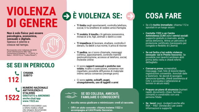 Violenza di genere: &ldquo;Riconoscere per Agire&rdquo; la campagna di CISL ... &copy; Creative Commons