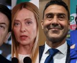 Giuseppe Conte, Giorgia Meloni, Roberto Vannacci ed Elly Schlein (&copy; Facebook)