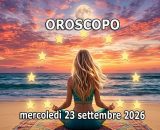 Locandina per l'oroscopo di mercoled&igrave; 23 settembre 2026 - &copy; Roberta Carsoli.